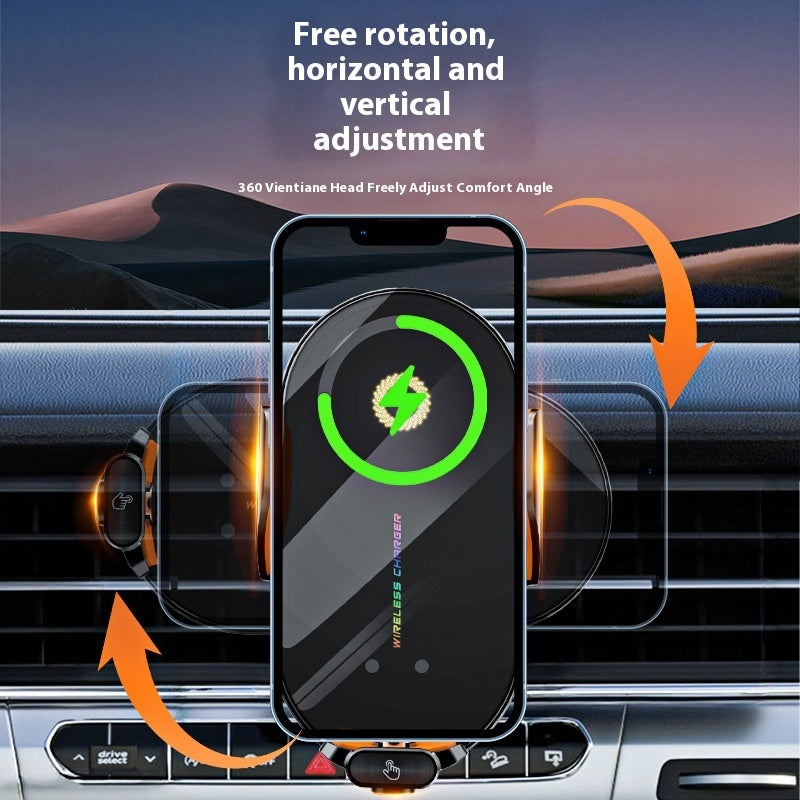 66W Car Wireless Charger Mobile Phone Bracket